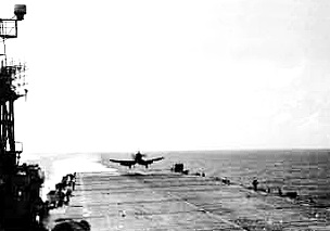 F4U Corsairs also qualified same time as F6Fs